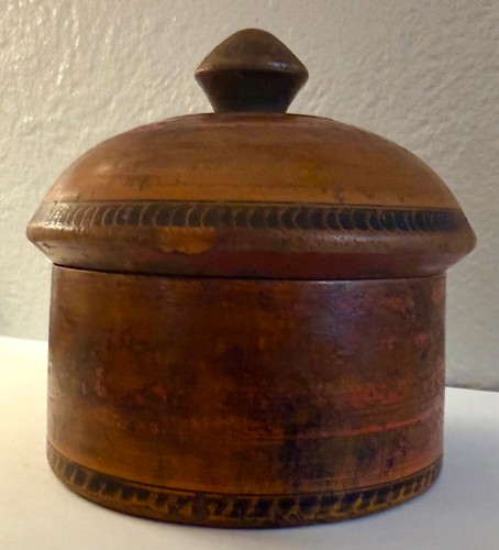 Antique afghan painted wood - afghan,