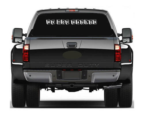 Toy hauler windshield decal - toy,