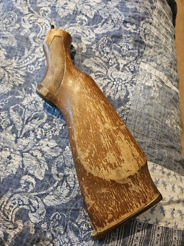 Vintage wooden rifle gun - rifle, stock
