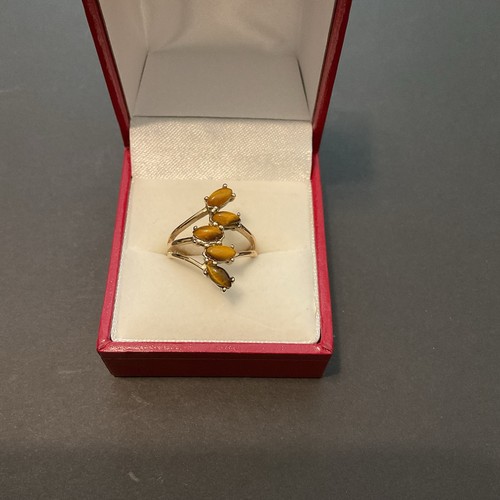Vintage 14k hge tiger - 5-tiger, eye