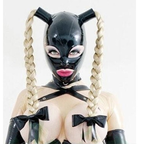 Latex hood with double - latex,