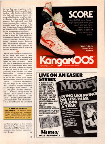 1983 kangaroos roos shoes - •,