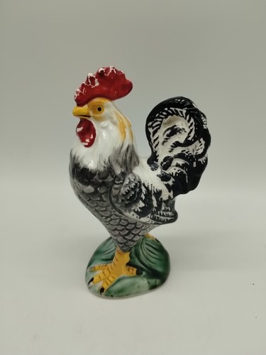 Vintage porcelain rooster - vintage,
