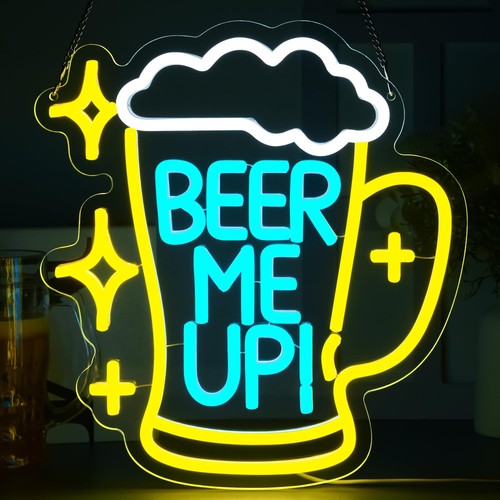 Beer neon sign for wall - sign,