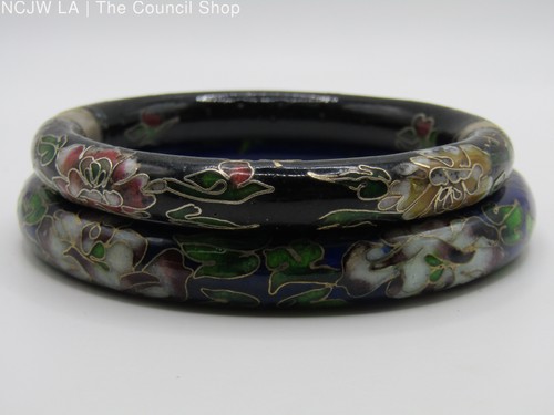 Vintage multi color cloisonne - multi-color,