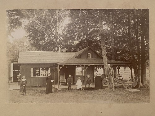 Antique 19th maine - maine, camp