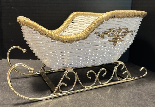 White gold vtg - white, wicker