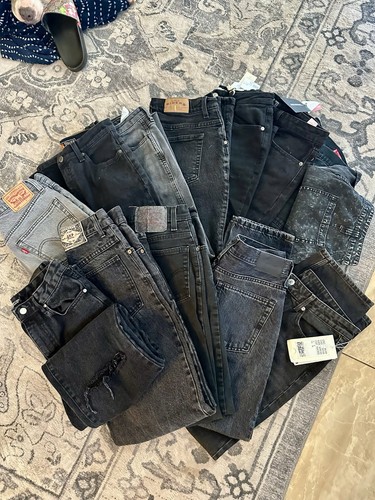 Pair black woman jeans - of,