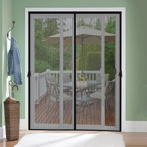 Magnetic screen door for - door, x