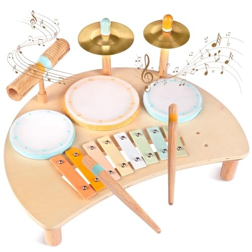 Toddlers drum set toys - toddlers,
