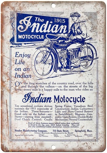 Indian motorcycle sign vintage - indian,