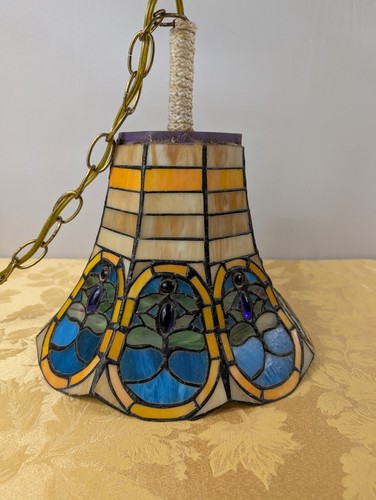 Vintage 1960s stained glass - 1960s,
