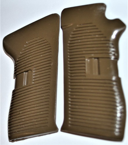 Pisto grips flat - grips, brown
