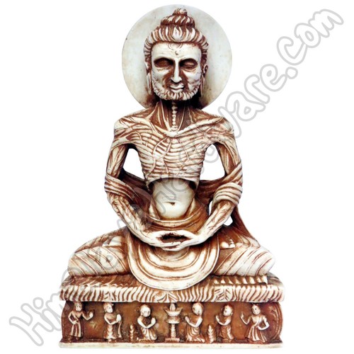 Fasting buddha lahore resin - buddha,
