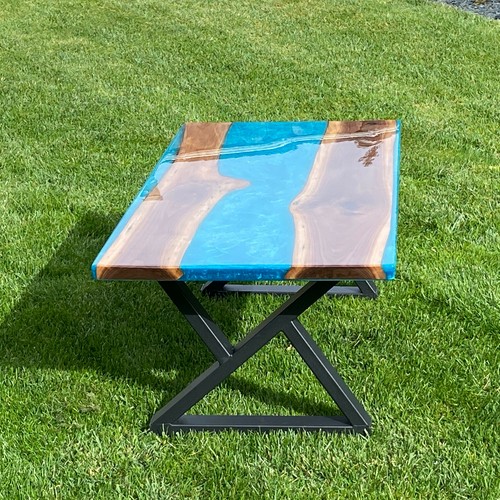 Custom epoxy coffee river - epoxy,