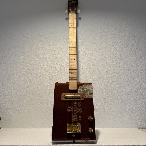 Cigar box electric guitar 4 - guitar,,