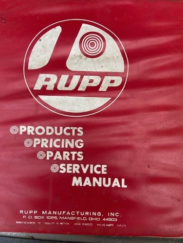 Vintage rupp binder - with, their