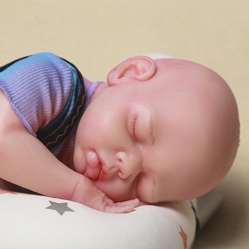Newborn girl closed eyes - newborn,