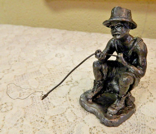 Vintage pewter fly - vintage, fisherman