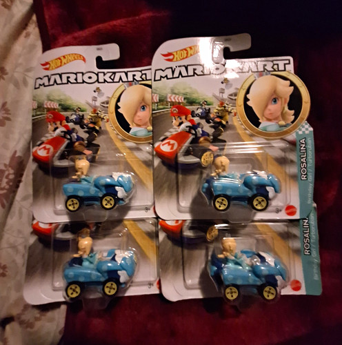 Hot wheels mario kart rosalina - kart,