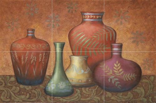 Ceramic backsplash tile mural - ceramic,