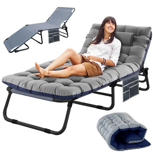 Folding reclining cot - folding,