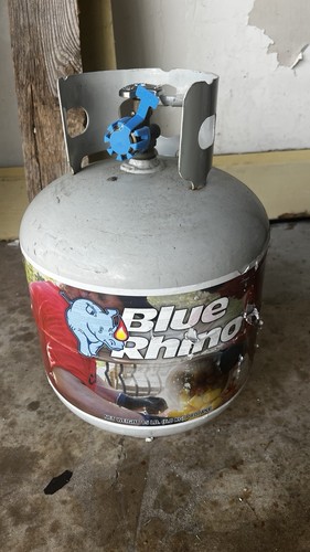 Empty blue rhino - empty, tank
