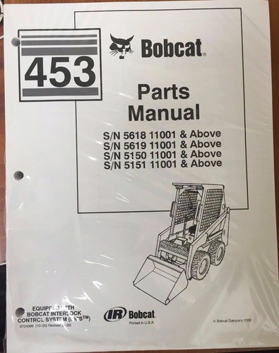 Bobcat 453 series skid - series,