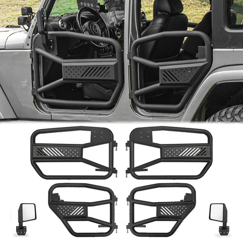 Tubular doors with mirror - tubular, for