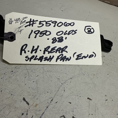 559060 rear splash pan - 559060,