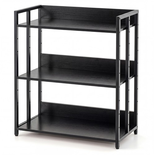 Tier industrial bookshelf - 3-tier,