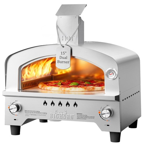 Big horn gas pizza oven - big,