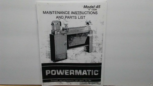 Powermatic lathe - 45,