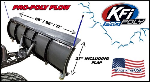 Kfi utv poly - blade, snow
