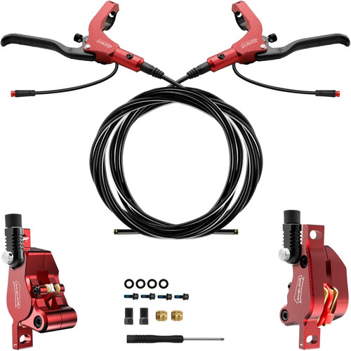 Red hydraulic disc - disc, set