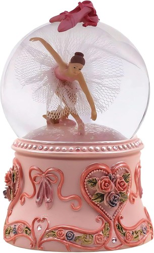 Musical ballerina snow globes - ballerina,
