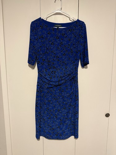 Ralph lauren blue - blue, flower