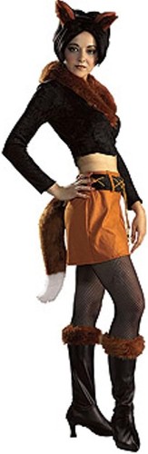 Foxy lady girl red - red, fox