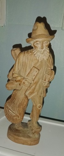 Vintage hand carved - 12", hand‑carved