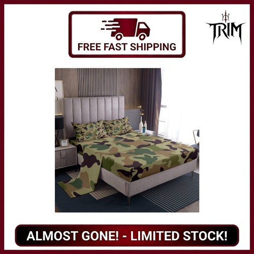 Camo bed sheets set - sheets, size