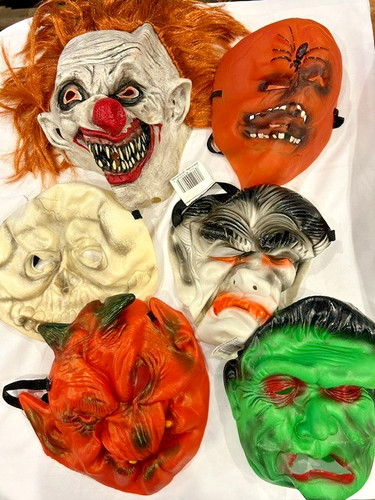 Vintage halloween horror mask - vintage,