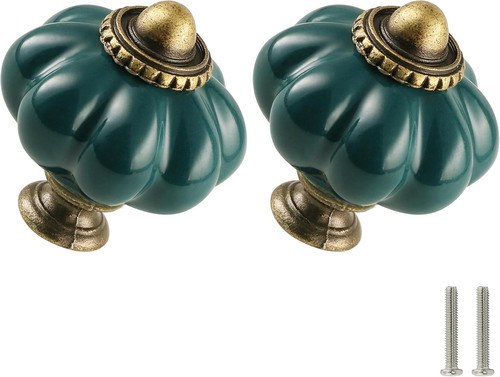 Teal pumpkin knobs pack - pumpkin, 12