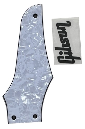 New white guitar pickguard - white, for