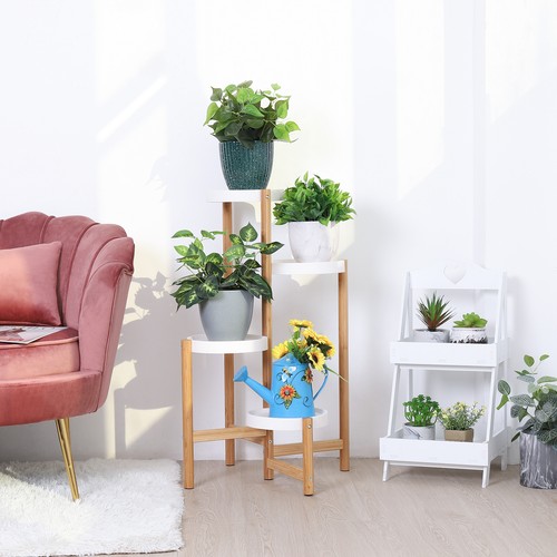 Bamboo plant stands indoor - bamboo,
