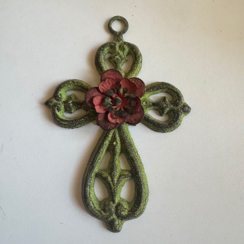Cast iron wall - iron, cross
