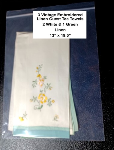 Vintage embroidered linen - 3,