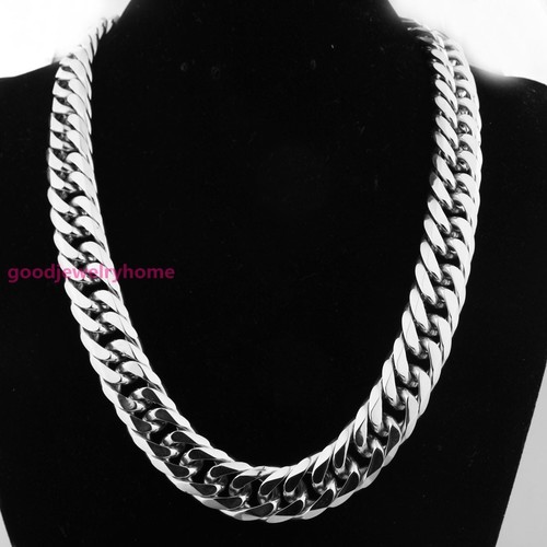 Heavy 20mm silver - cut, curb