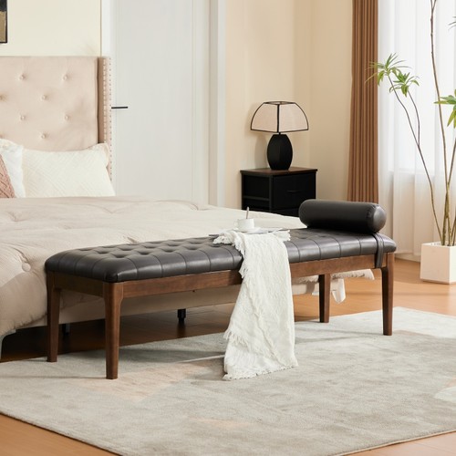 Faux leather upholstered - leather,