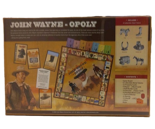 John wayne opoly collectors - wayne-opoly,