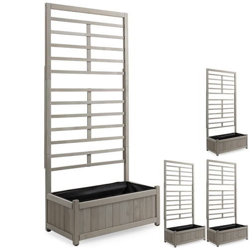 Raised garden bed wood - -,